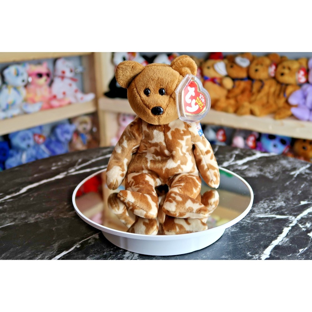 TY Beanie Baby - Hero the Military Bear (Australian Exclusive) | MWMT | Vintage